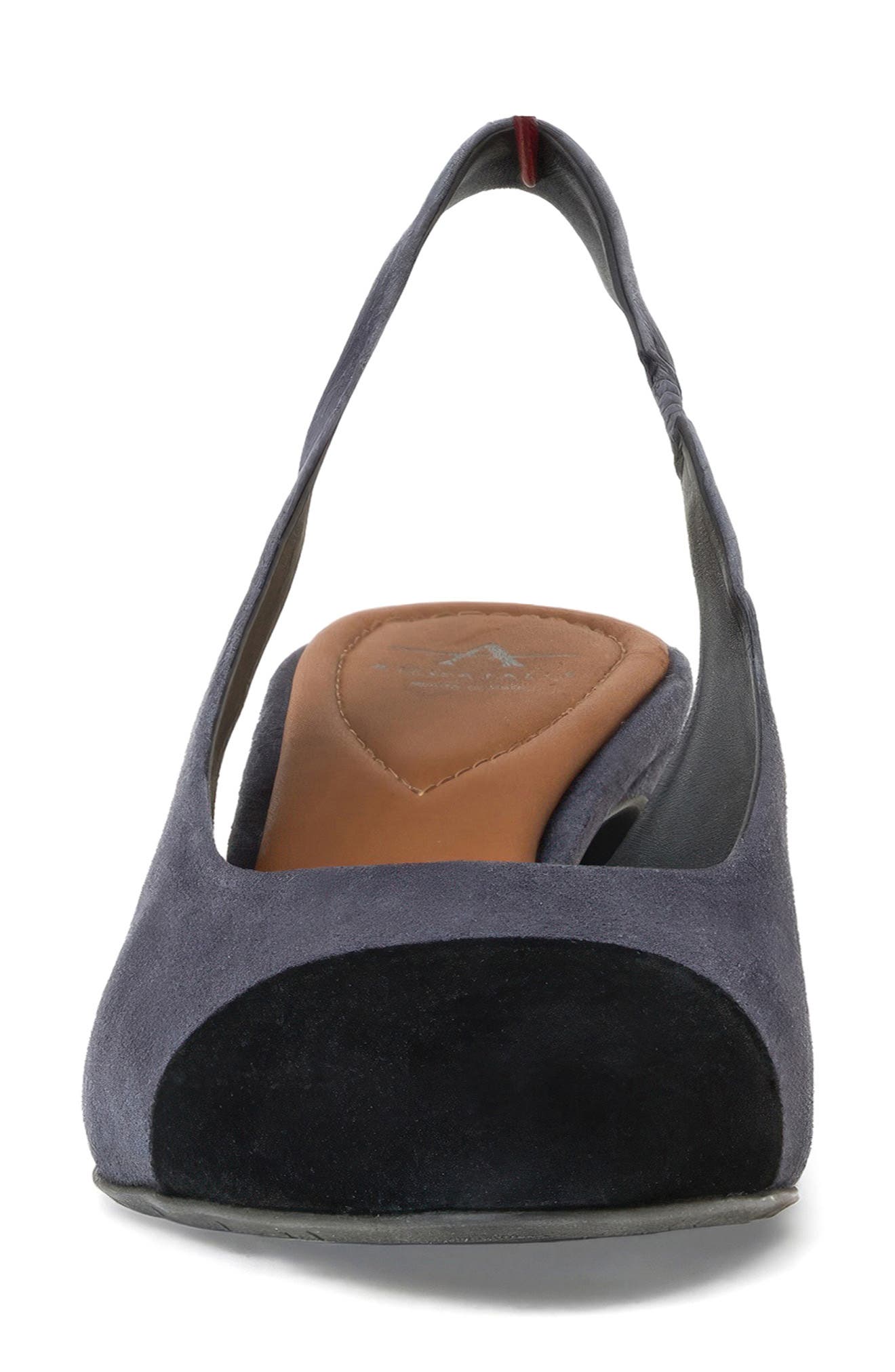 Tiphaine Slingback Pump, Alternate, color, ASH NAVY/ BLACK SUEDE