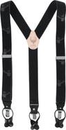Ascentix Men's Stag Head Convertible Clip End Suspenders