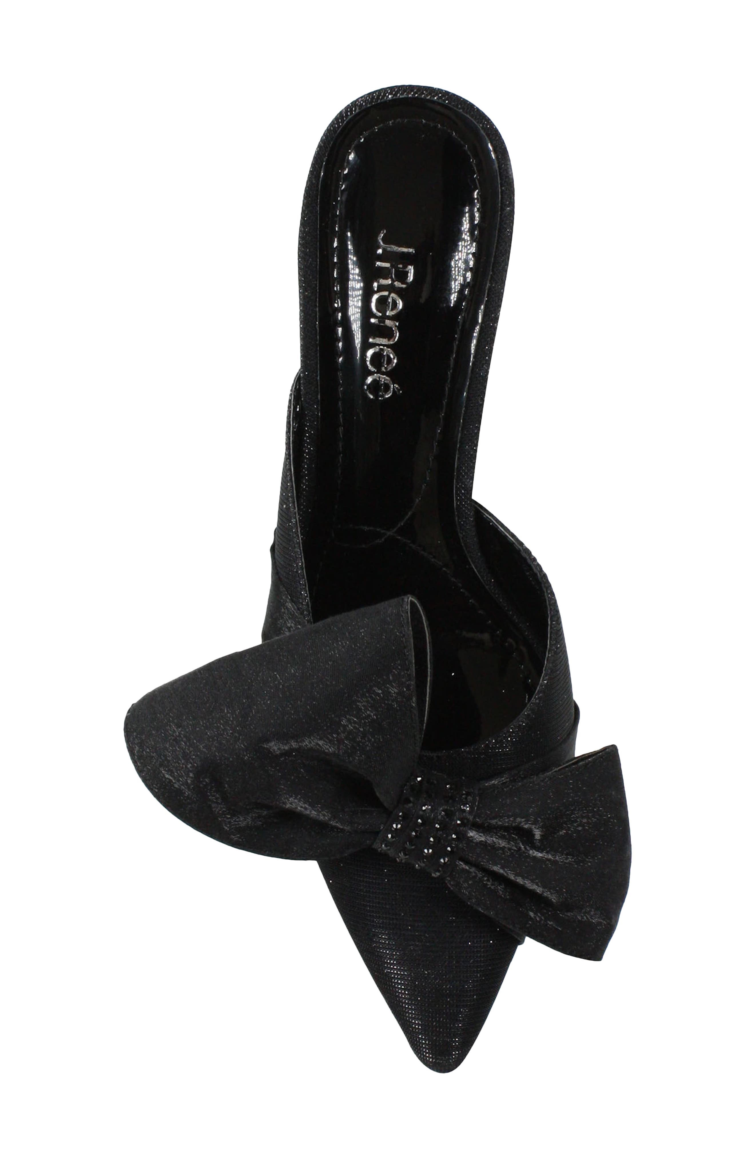 J. Reneé Elonna Bow Pointed Toe Mule, Alternate, color, 