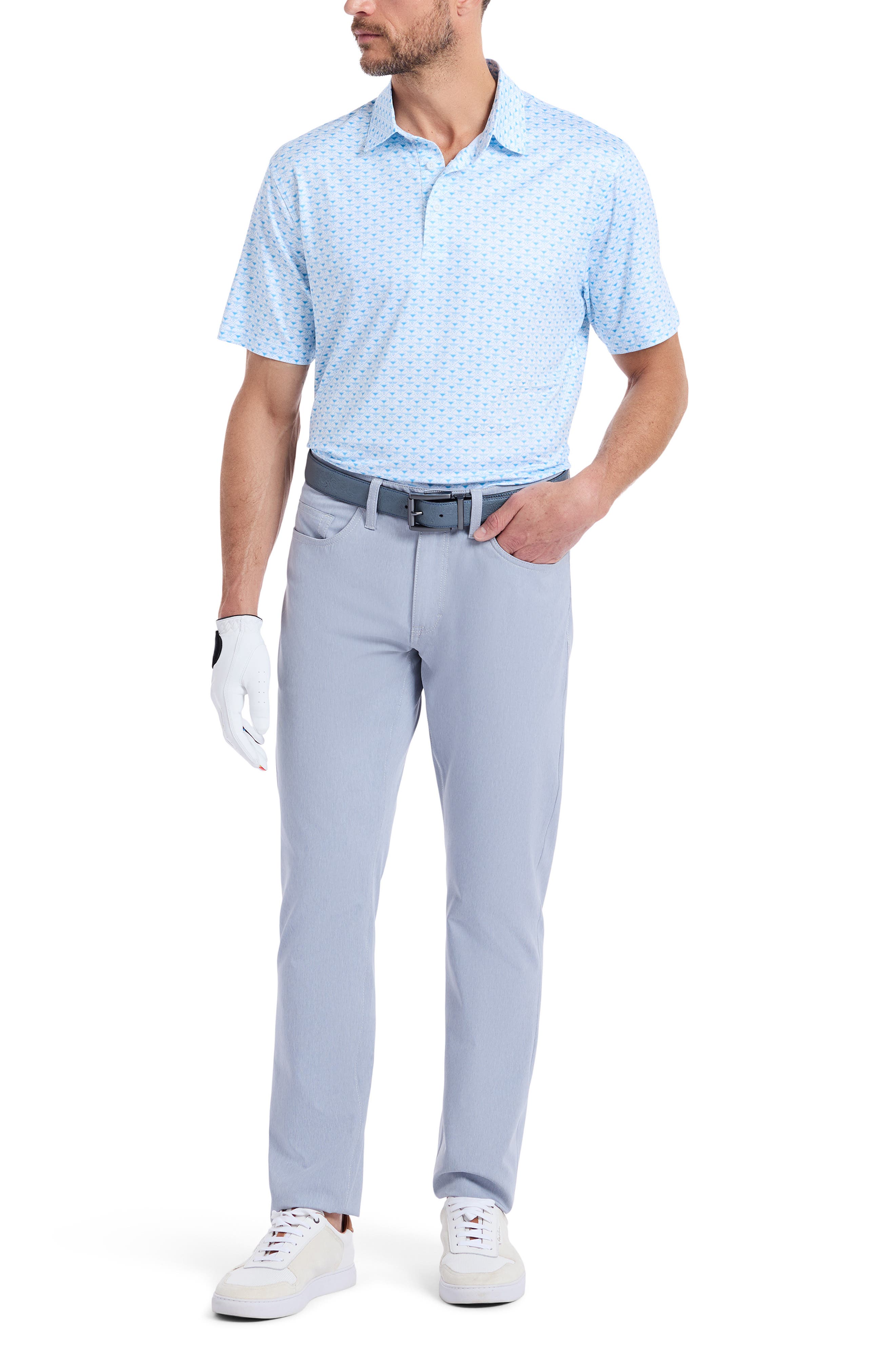 Мужские Robert Graham Links & Drinks Performance Golf Polo — фото 7