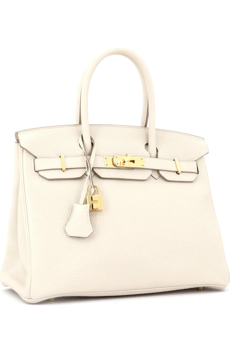 Pre-Owned Hermes Birkin Handbag Light Togo with Gold Hardware 30, Alternate, color,