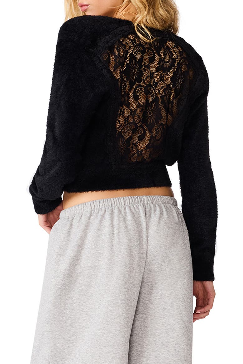 Rachel Cardigan, Alternate, color, BLACK
