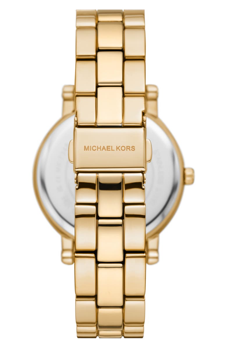 Michael Kors Corey Two-Tone Bracelet Watch, 38mm, Alternate, color, Black/Gold