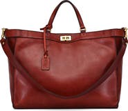 OLD TREND Ixia Genuine Leather Jet Set Travel Tote