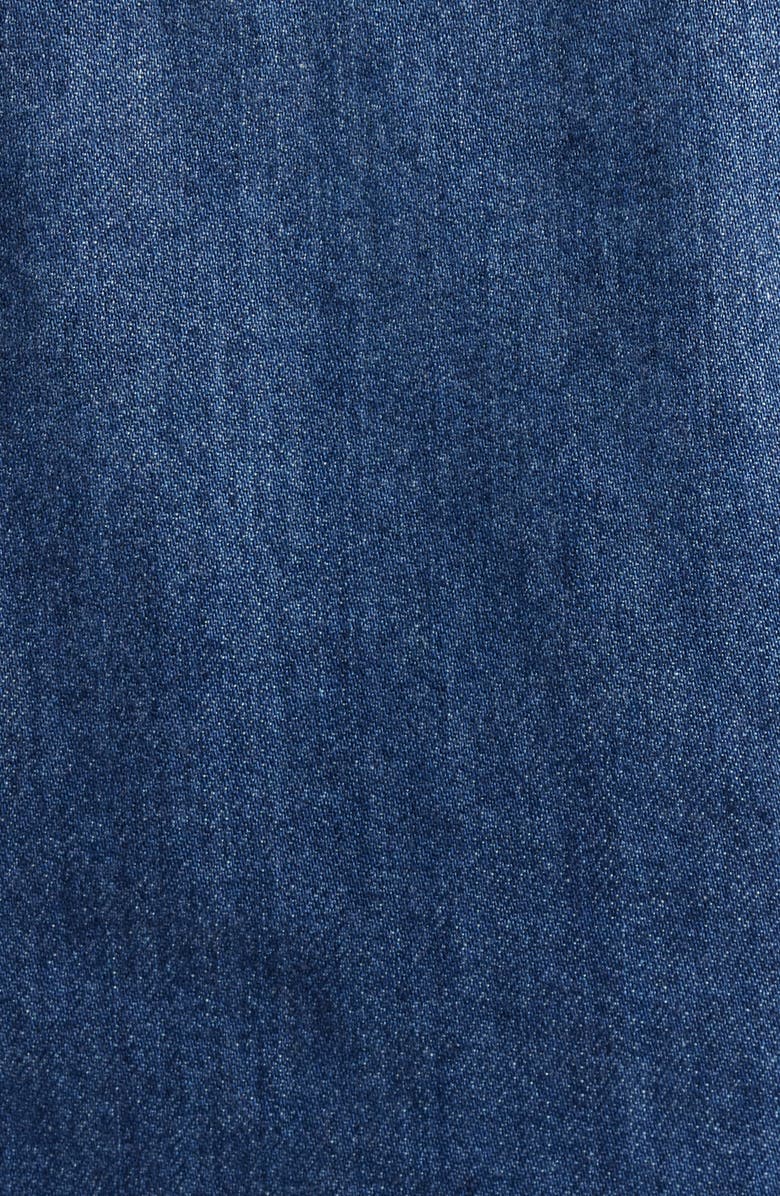 HIDDEN JEANS Frayed Denim Crop Jacket, Alternate, color, Dark Wash