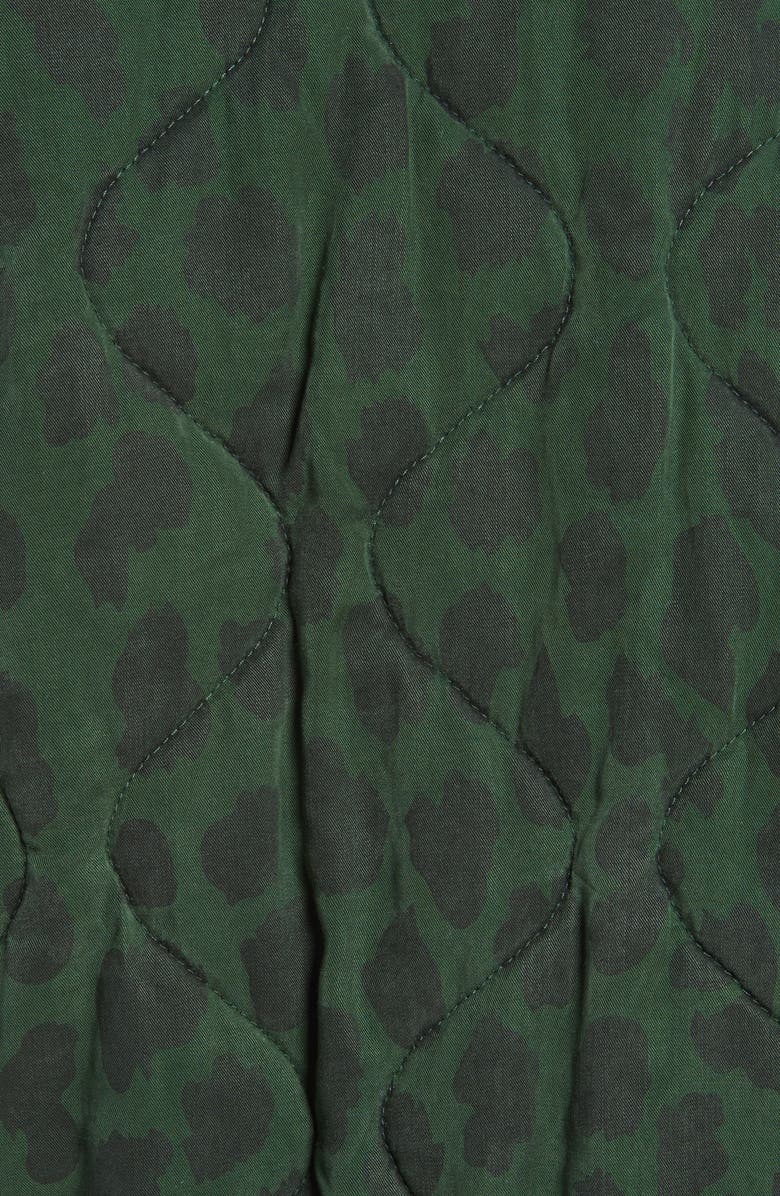 BLANKNYC Leopard Print Quilted Jacket, Alternate, color, 