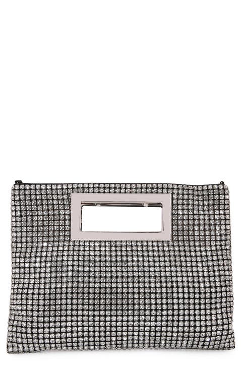 Rhinestone Rectangular Clutch