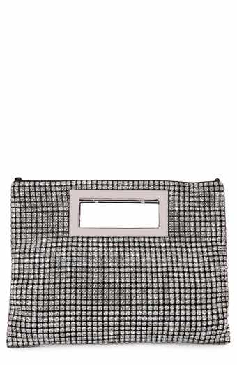 BERNESS Rhinestone Rectangular Clutch