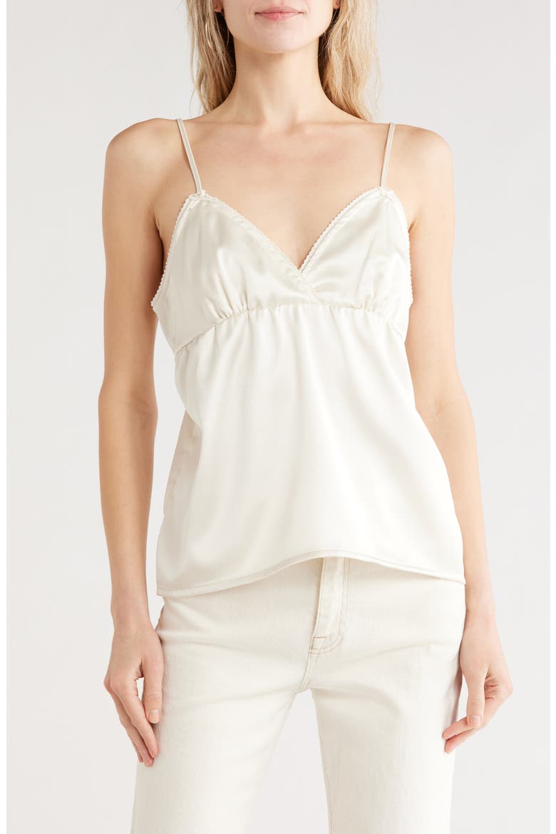 Satin Camisole, Main, color, IVORY