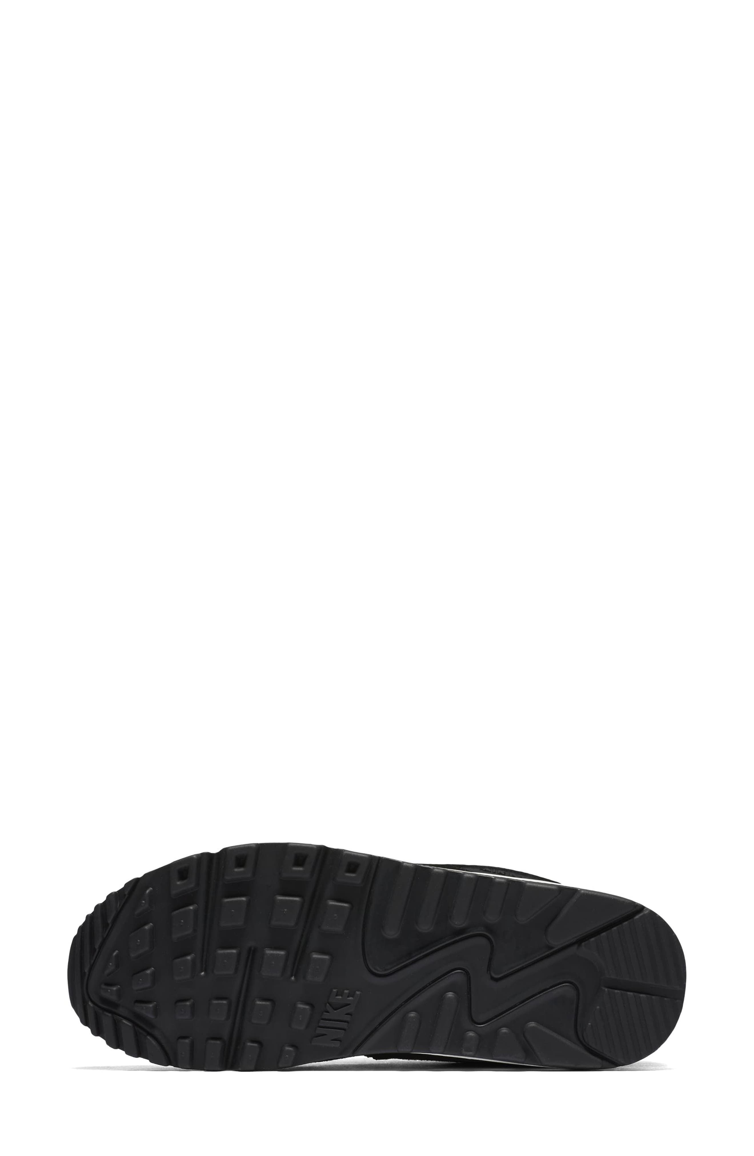Air Max 90 SE Sneaker, Alternate, color, BLACK/ PINK/ WHITE