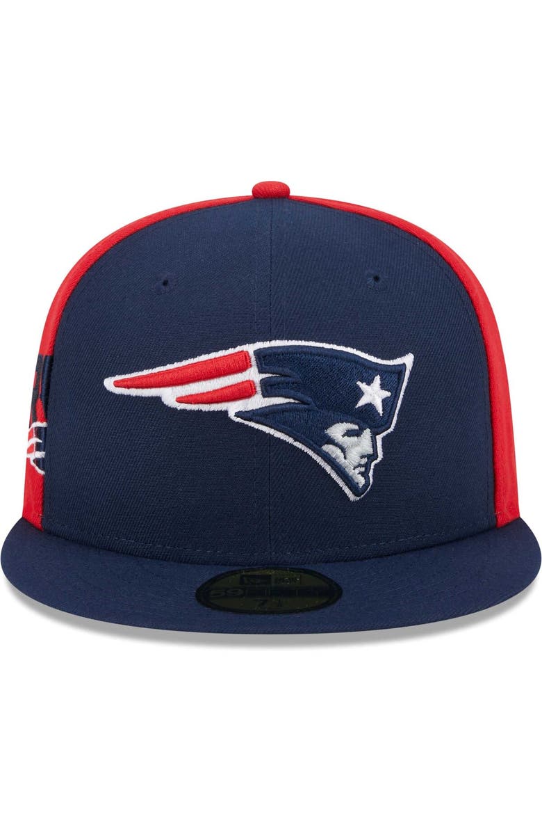 New Era Men's New Era Navy New England Patriots Gameday 59FIFTY Fitted Hat, Alternate, color, 