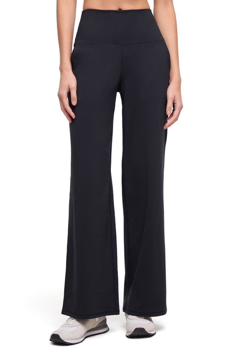 Gabbi Flare Sweatpants, Main, color, BLACK