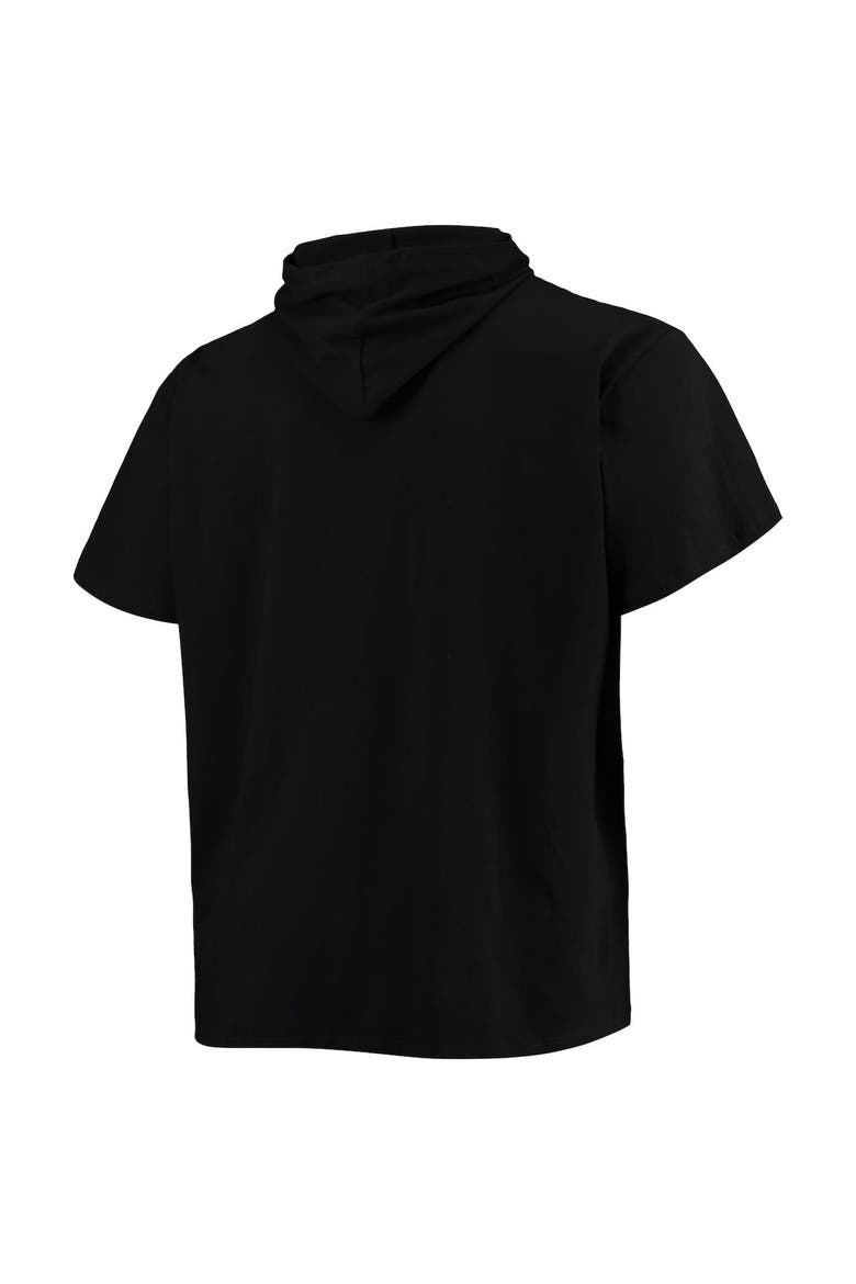 Men's Black San Francisco Giants Big & Tall Jersey Short Sleeve Pullover Hoodie T-Shirt, Alternate, color, Black
