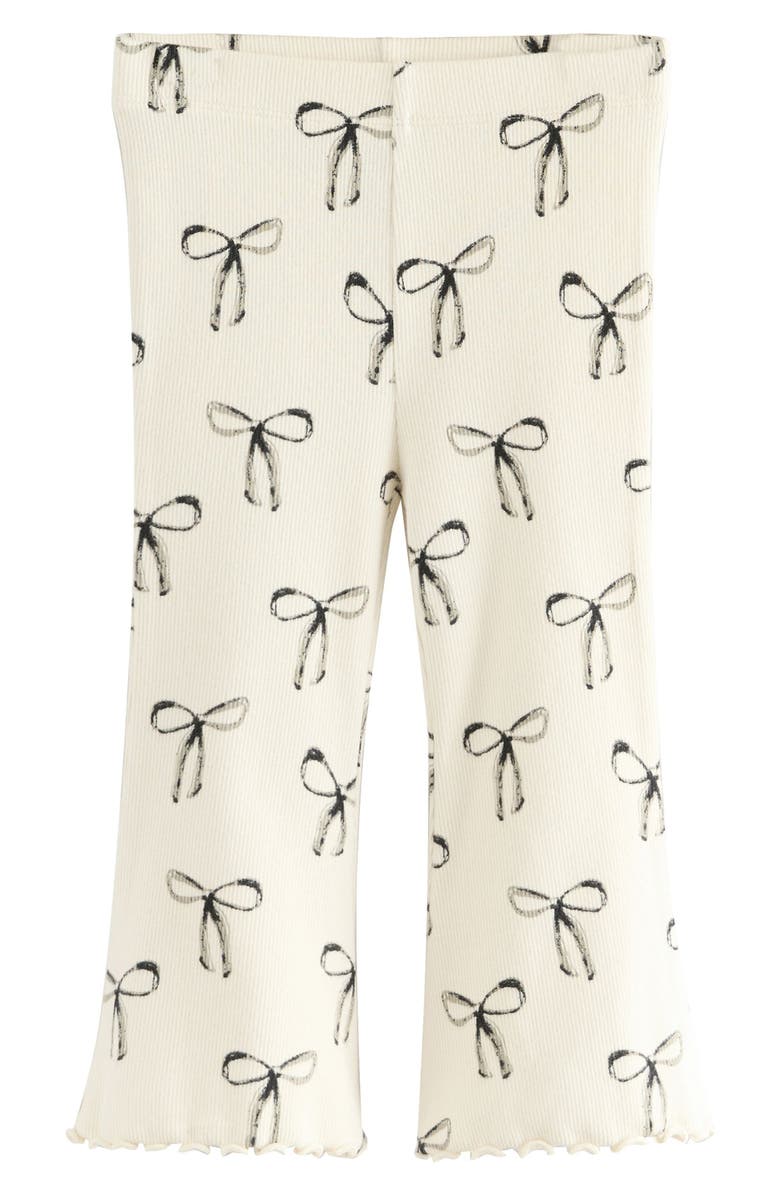 NEXT Kids' Assorted 5-Pack Rib Flare Leggings, Alternate, color, Black/White