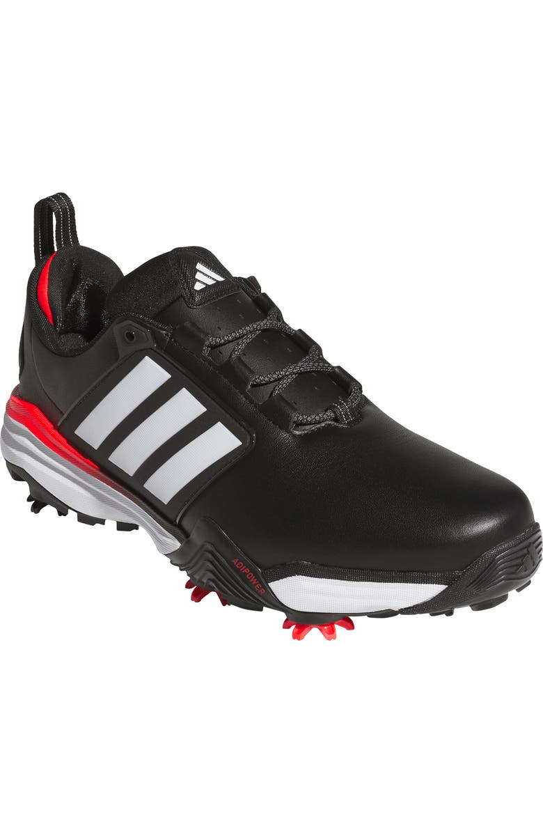 adidas Adipower 26 Spikeless Golf Shoe, Main, color, Black/ White/ Red