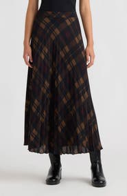 NVLT Plaid Pleated Skirt