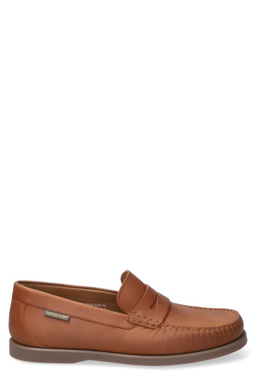 Mephisto Niklas Penny Loafer In Tobacco Grizzly