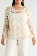 Forgotten Grace Cotton Crochet Top