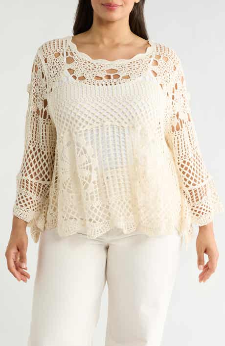 Forgotten Grace Cotton Crochet Top