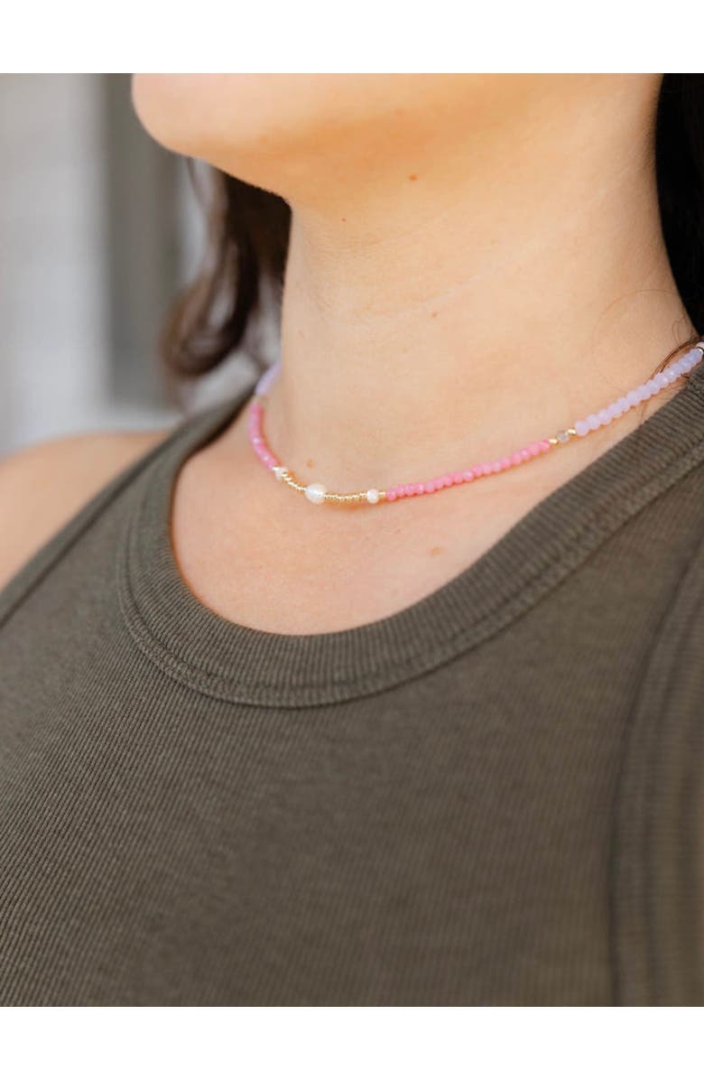 Erin McDermott Jewelry Pink Watermelon Necklace, Alternate, color, Pink