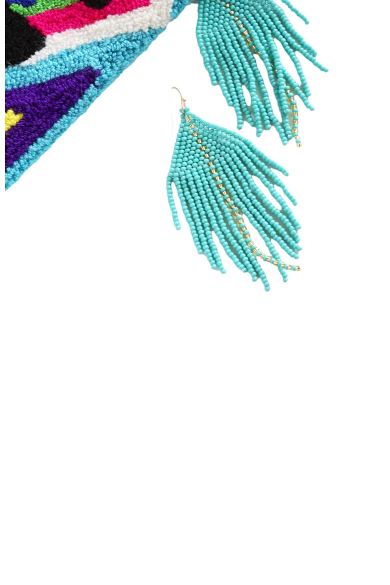 Ola Gem Drop Earrings, Alternate, color, Gold