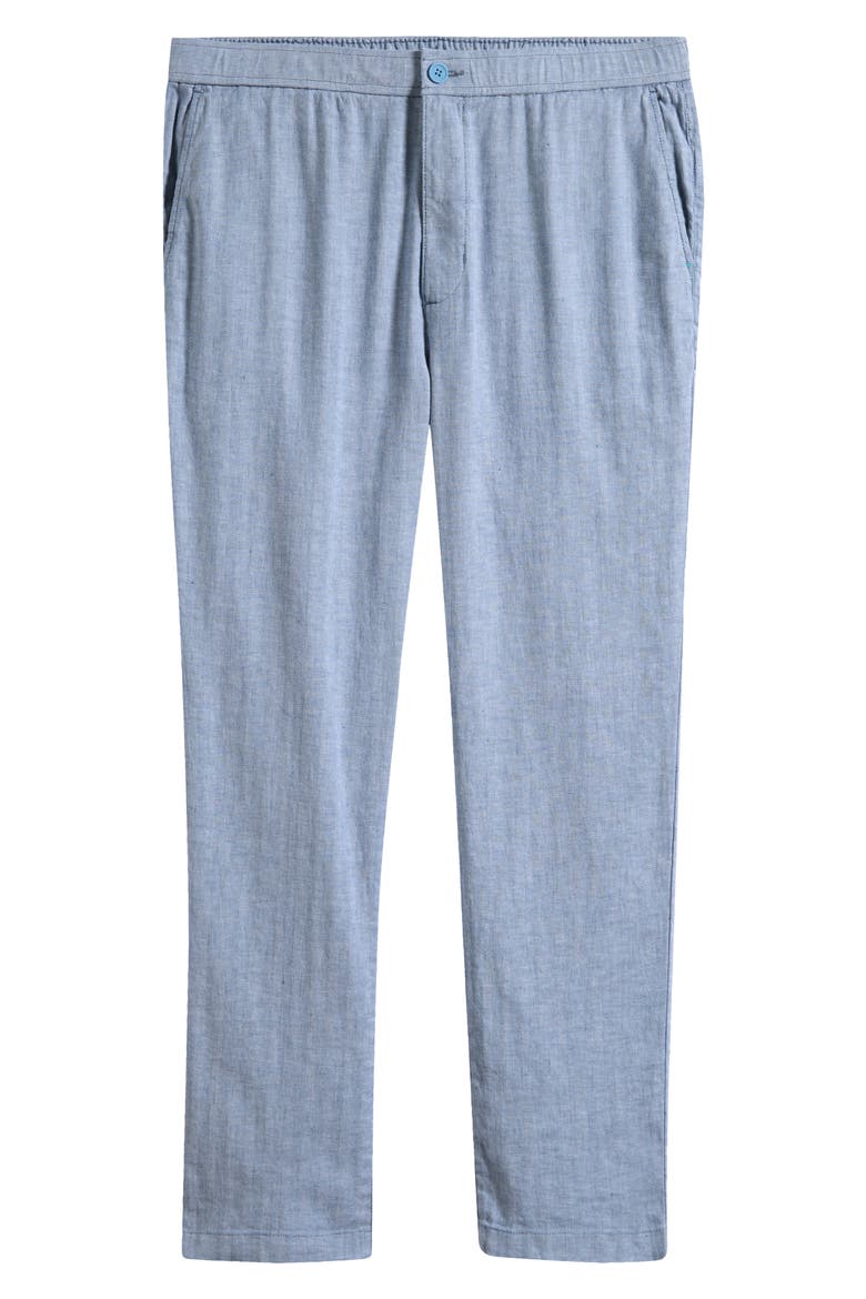 Beach Coast Linen Pants, Alternate, color, OCEAN CITY