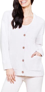 Barefoot Dreams® CozyChic Lite® Contrast Rib Pocket Cardigan