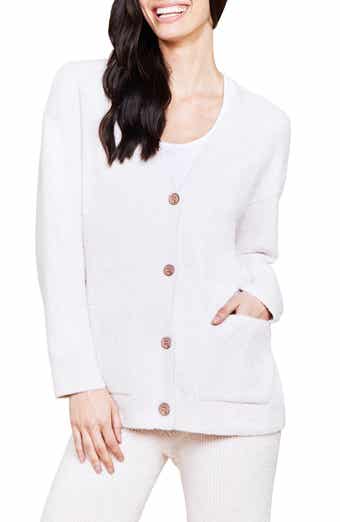 Barefoot Dreams® CozyChic Lite® Contrast Rib Pocket Cardigan