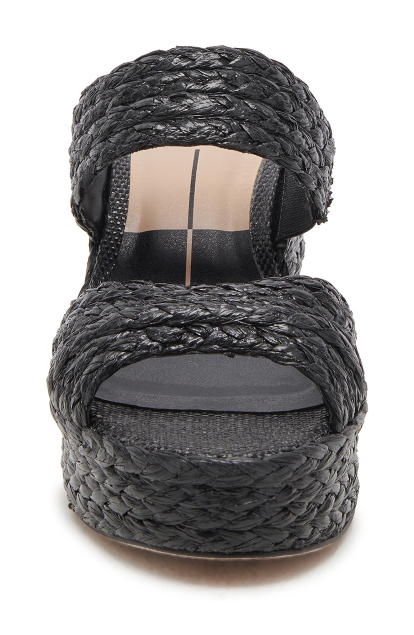 Dolce Vita Latoya Raffia Platform Sandal, Alternate, color, 