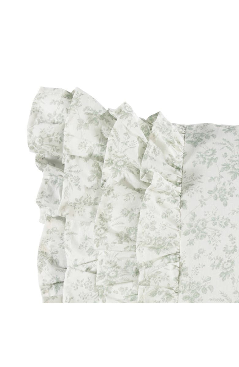 Laura Ashley Harper Throw Pillow, Alternate, color, Sage