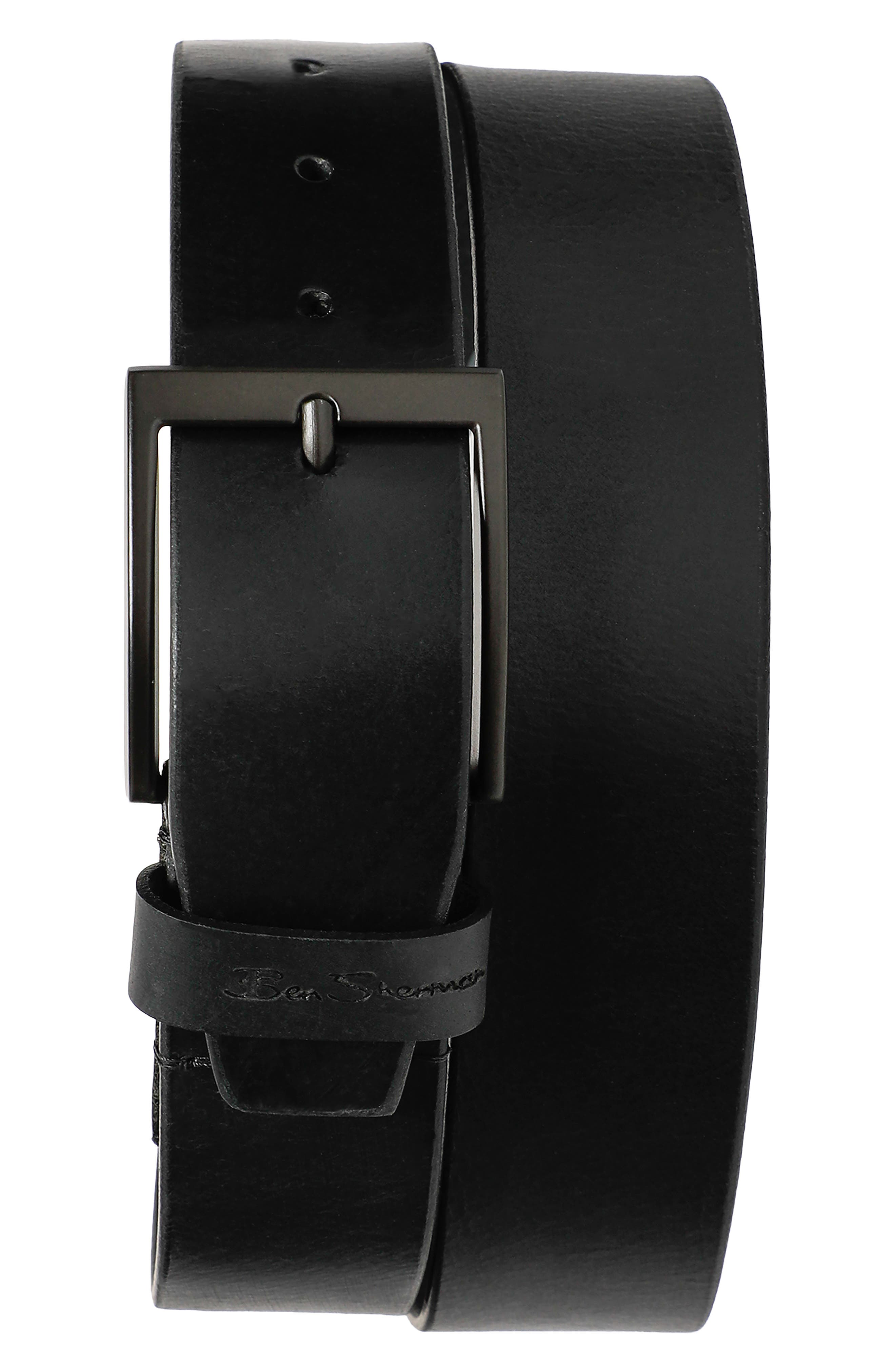 Crackled Leather Belt