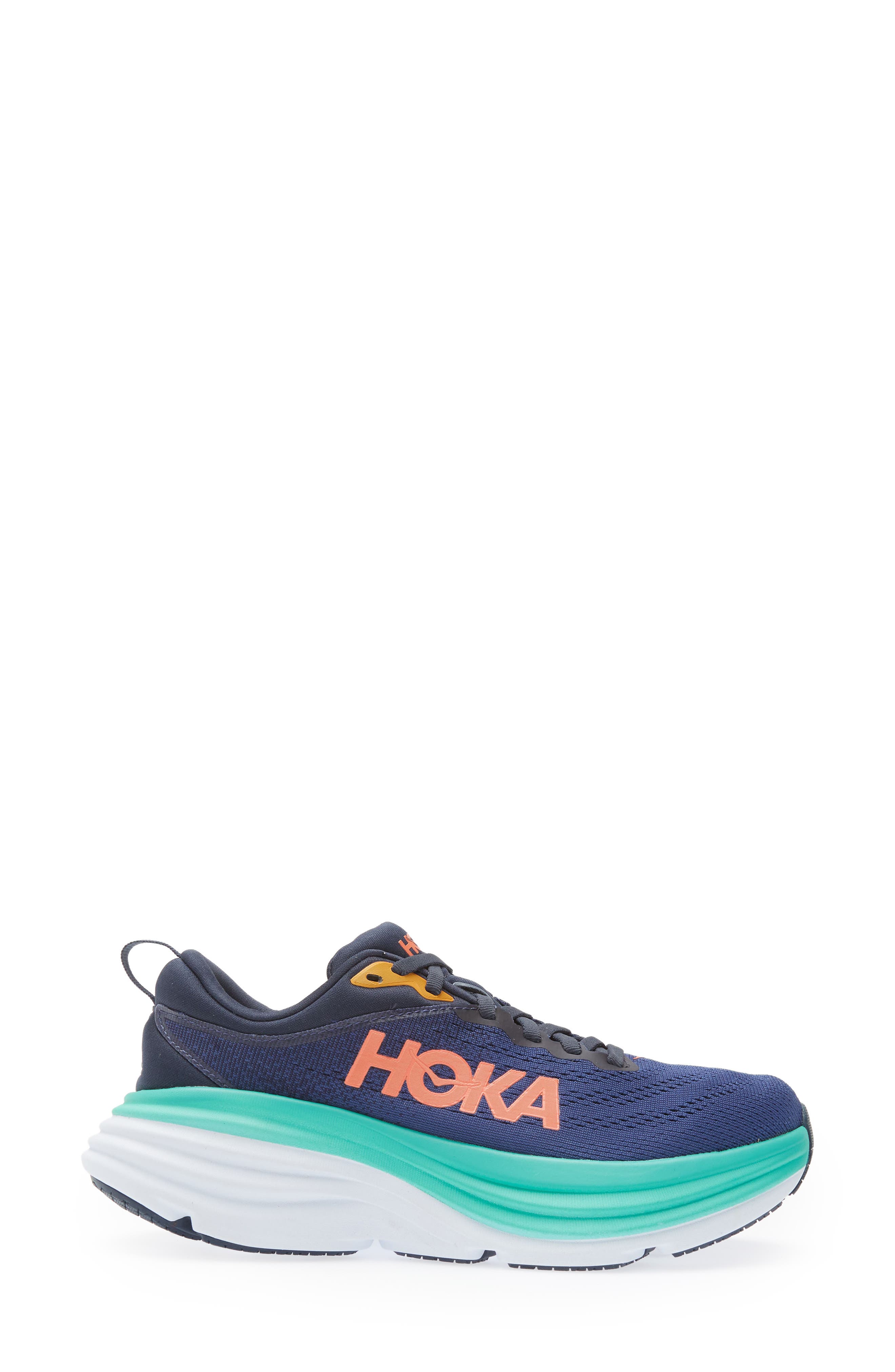 Bondi 8 Running Shoe, Alternate, color, OUTER SPACE / BELLWETHER BLUE