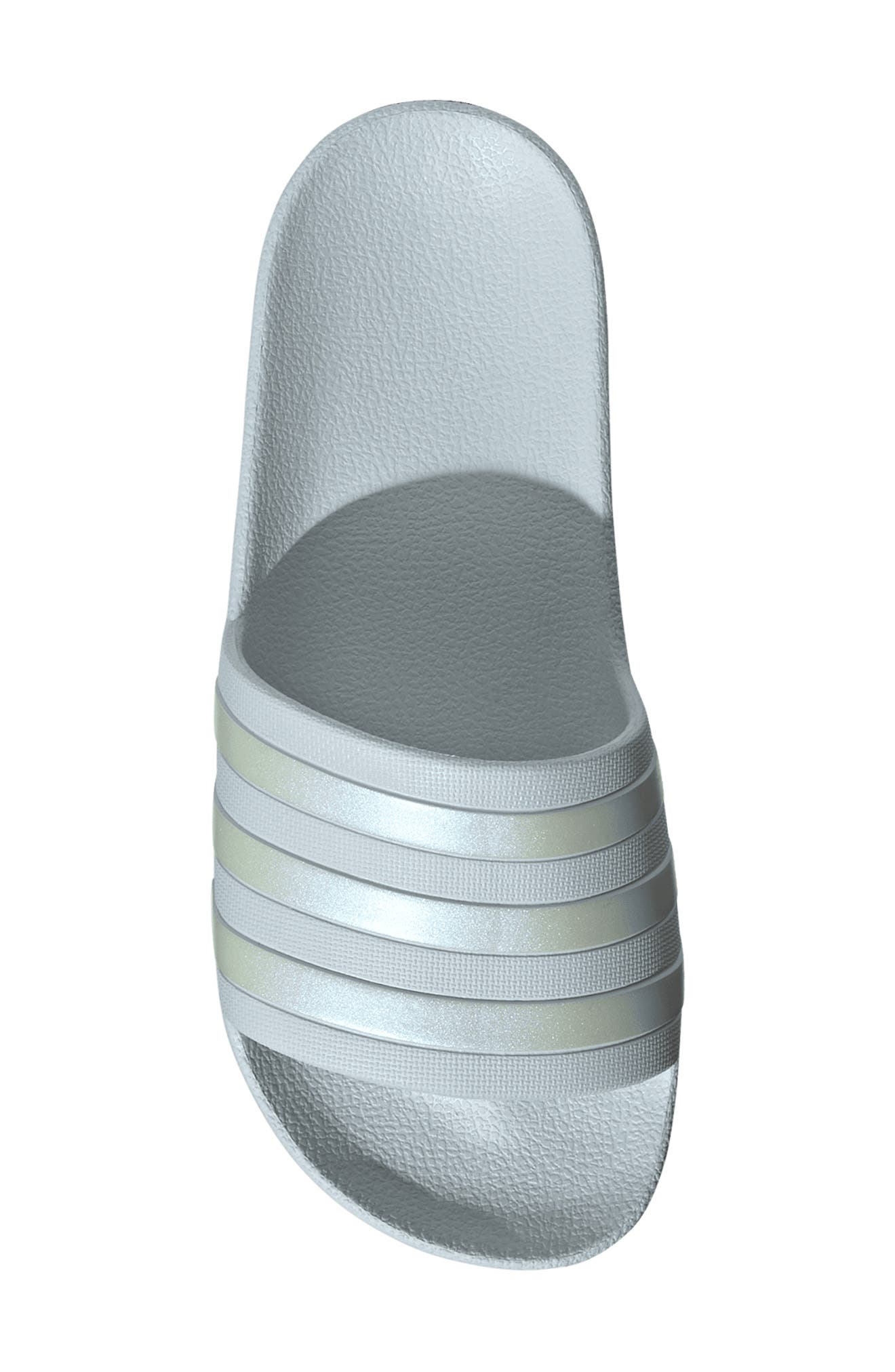adidas Adilette Slide Sandal, Alternate, color, Halo Blue/ Halo Blue