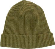 Portolano Merino Wool Rib Cuff Beanie
