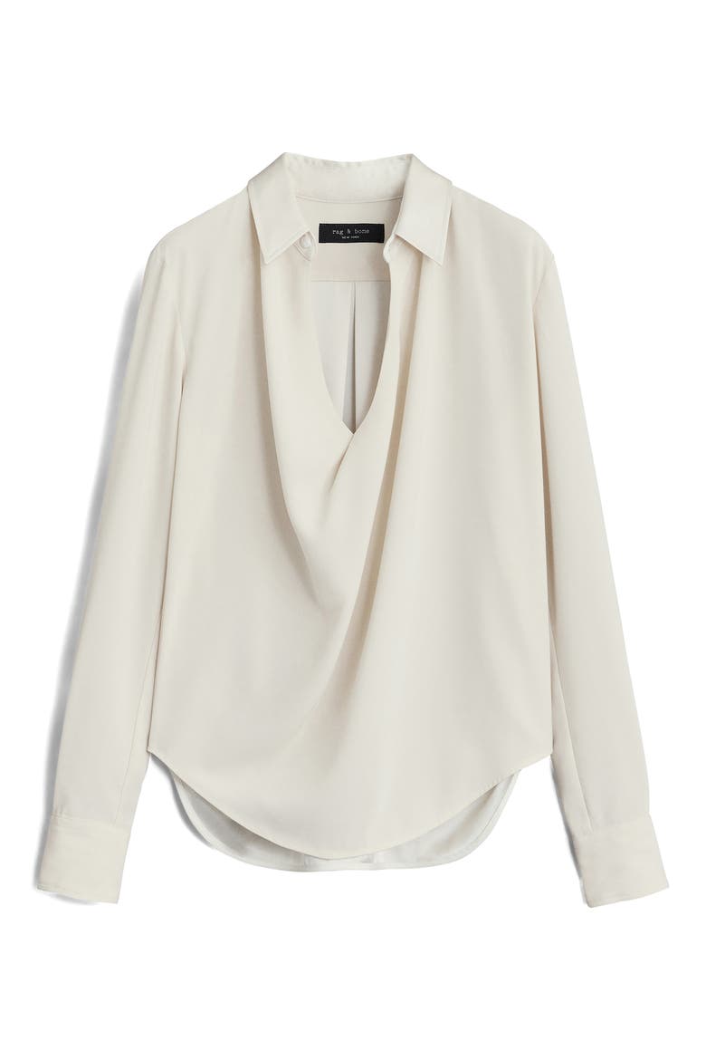 Phillipa Point Collar Blouse, Alternate, color, IVORY
