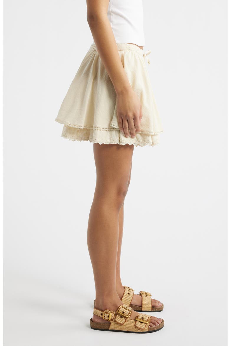 Tulip Layered Miniskirt, Alternate, color, TEA
