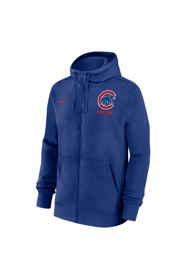 Men's Nike Royal Chicago Cubs Primetime Lockup Full-Zip Hoodie, Alternate, color, Royal
