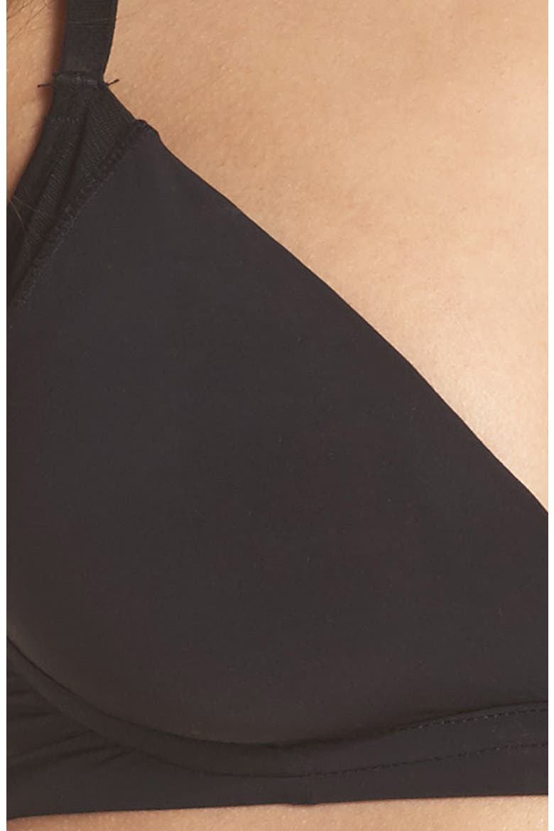 Sammie Convertible Wireless Bra, Alternate, color, TRUE BLACK