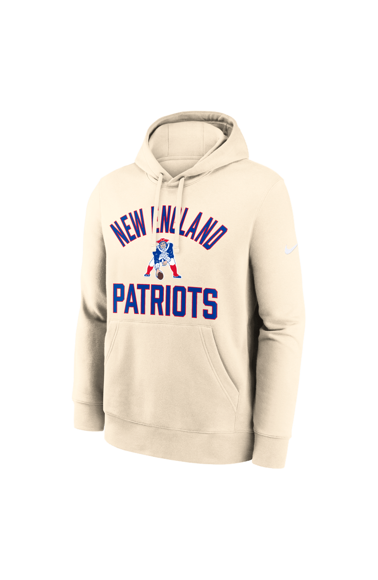 Nike Men's Nike Natural New England Patriots Club Hoodie, Alternate, color, 