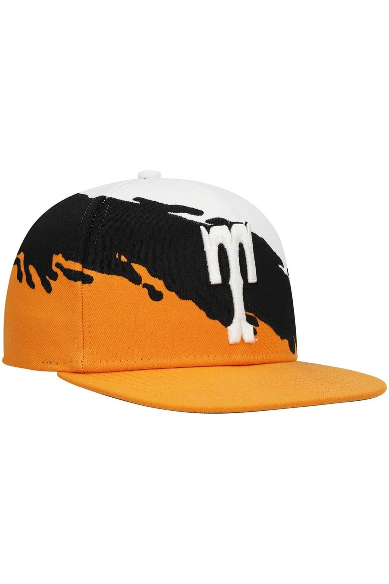 Men's Mitchell & Ness Tennessee Orange/White Tennessee Volunteers Paintbrush Snapback Hat, Alternate, color, Tennessee Orange