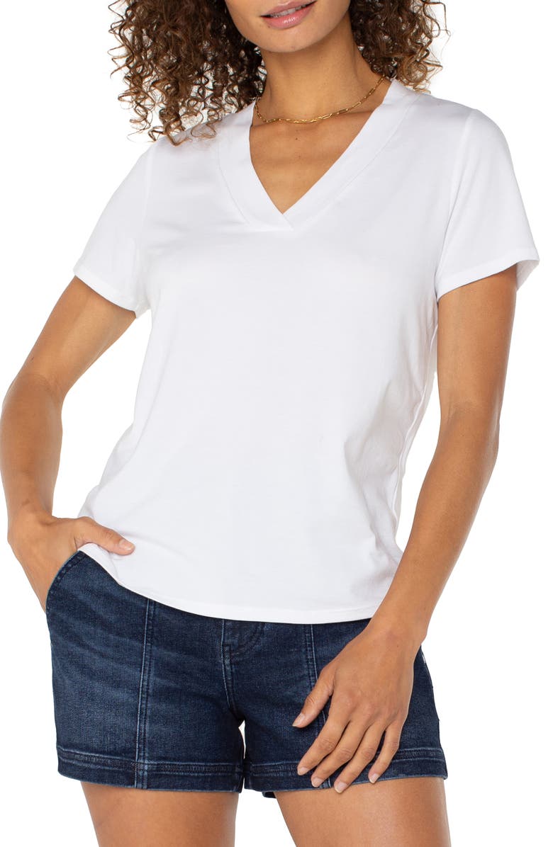 Liverpool Los Angeles V-Neck T-Shirt, Main, color,