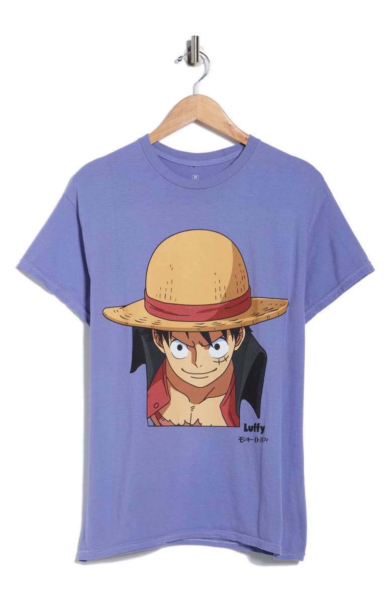 Ripple Junction One Piece Jumbo Luff Cotton Graphic T-Shirt, Alternate, color, Pigment Dye Blue Jean