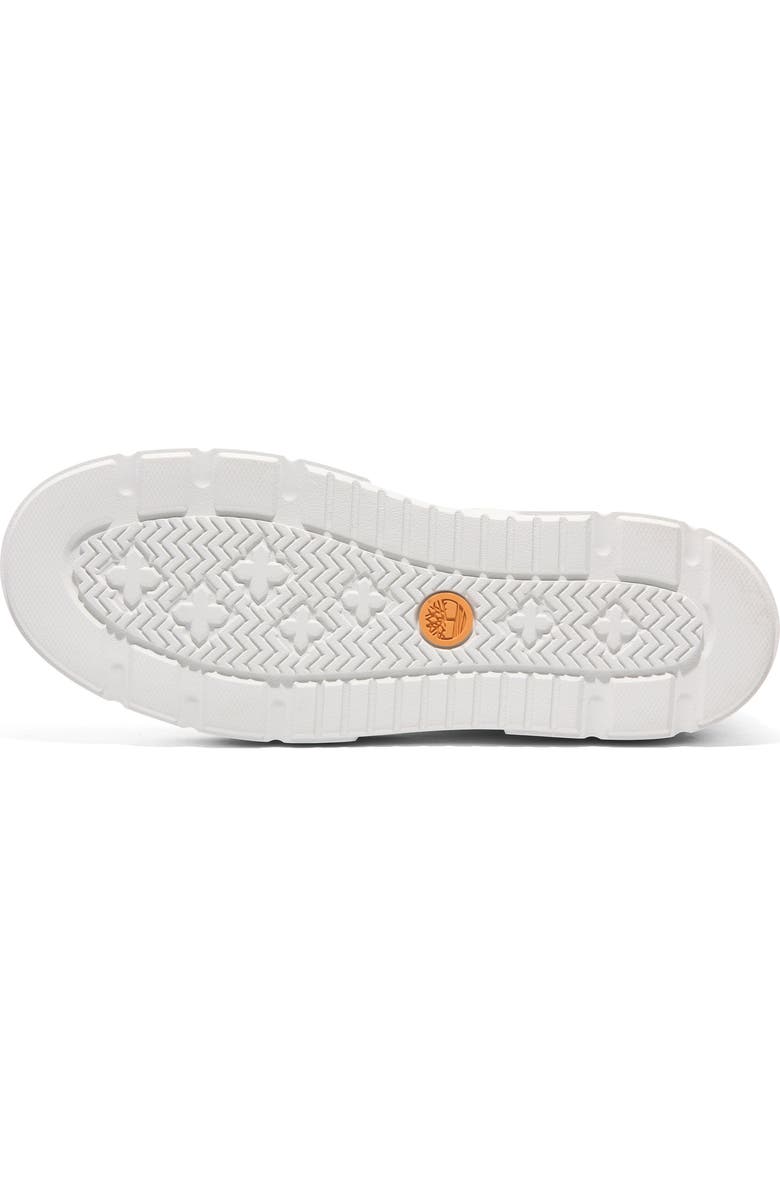 Timberland Laurel High Top Platform Sneaker, Alternate, color, White Full Grain