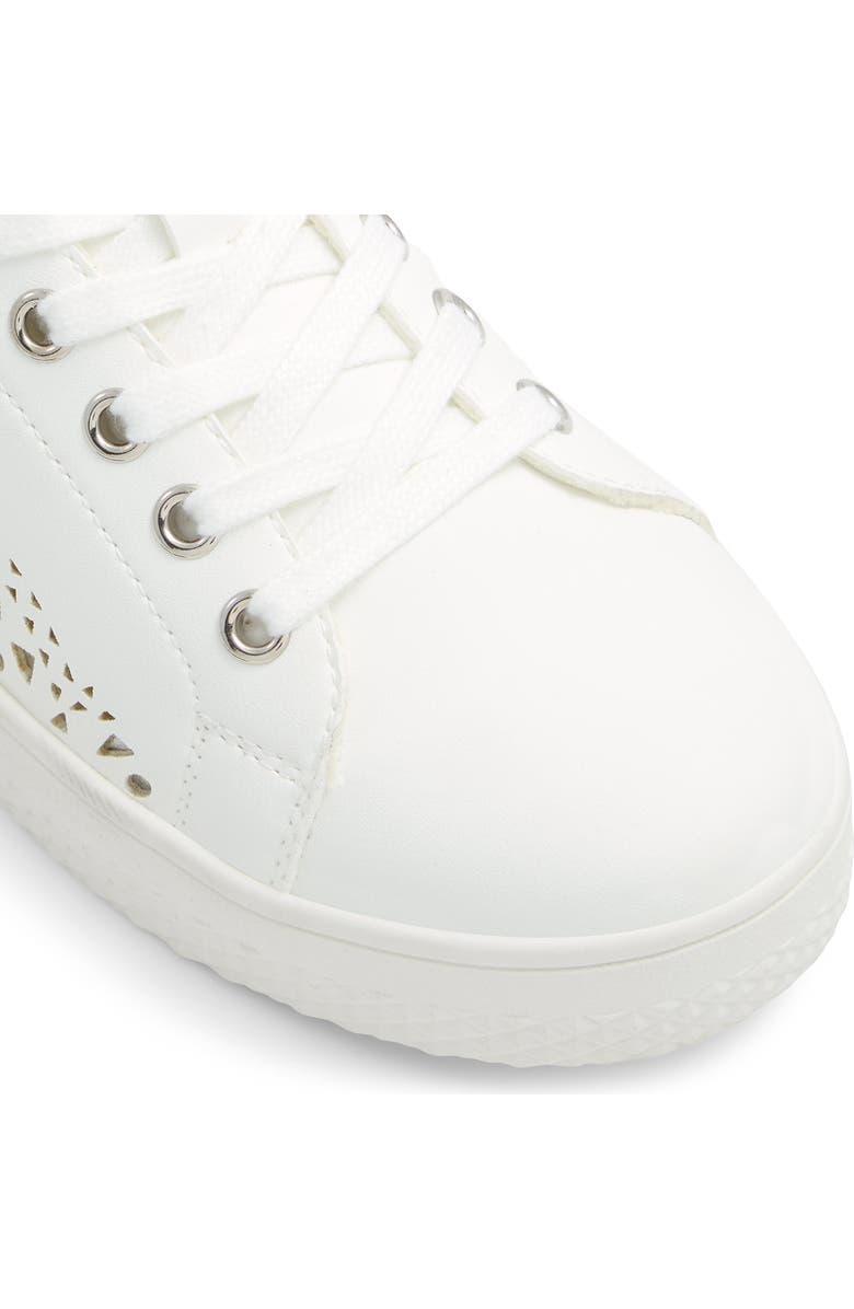 Call It Spring By Aldo Kalinaa Laser Cut Sneaker, Alternate, color, White