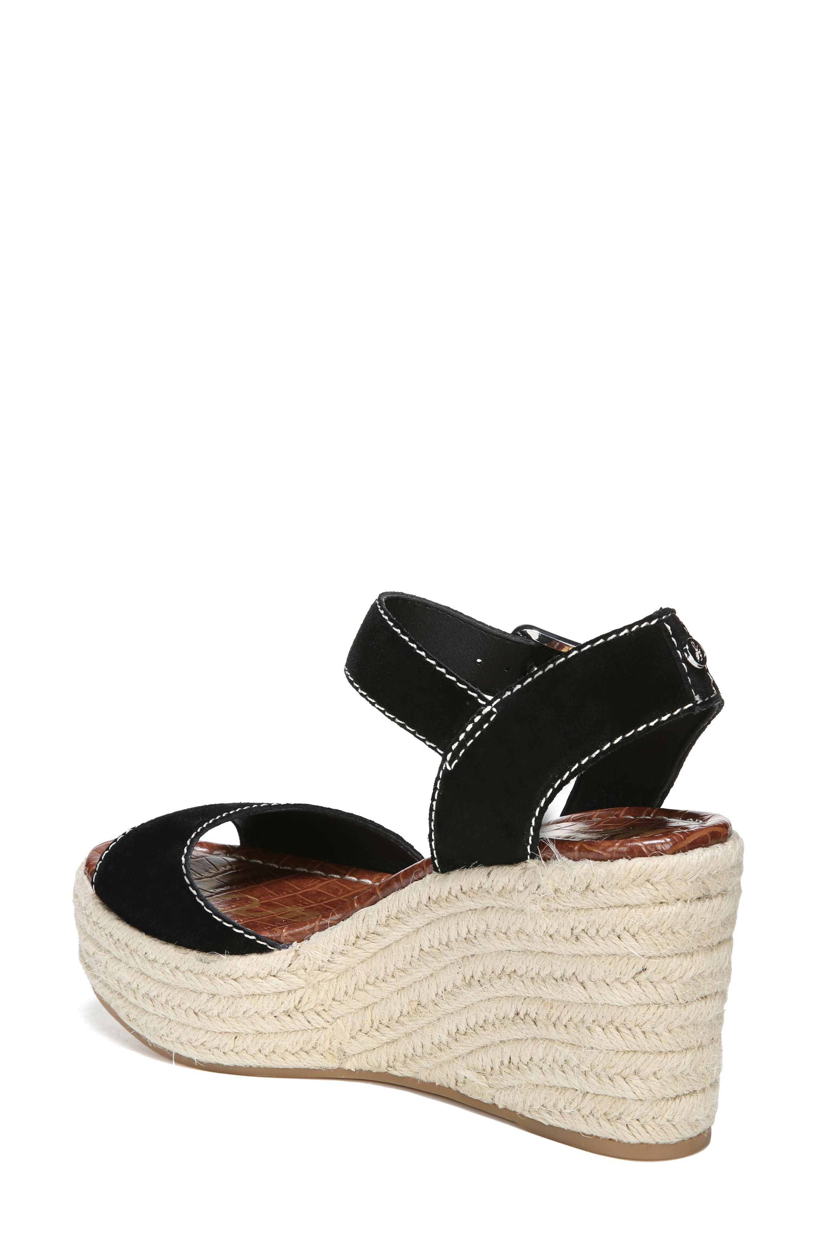 Dimitree Wedge, Alternate, color, BLACK SUEDE
