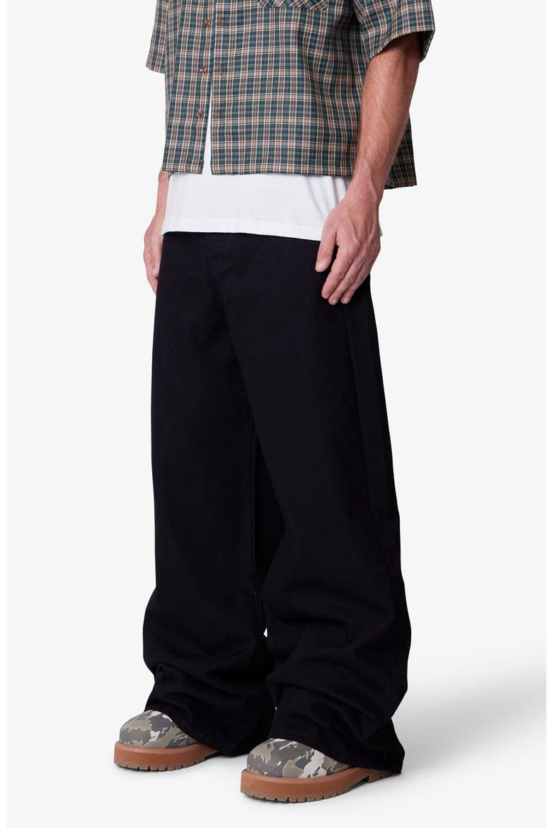 Raw Baggy Rave Wide Leg Jeans, Alternate, color, RINSED BLACK