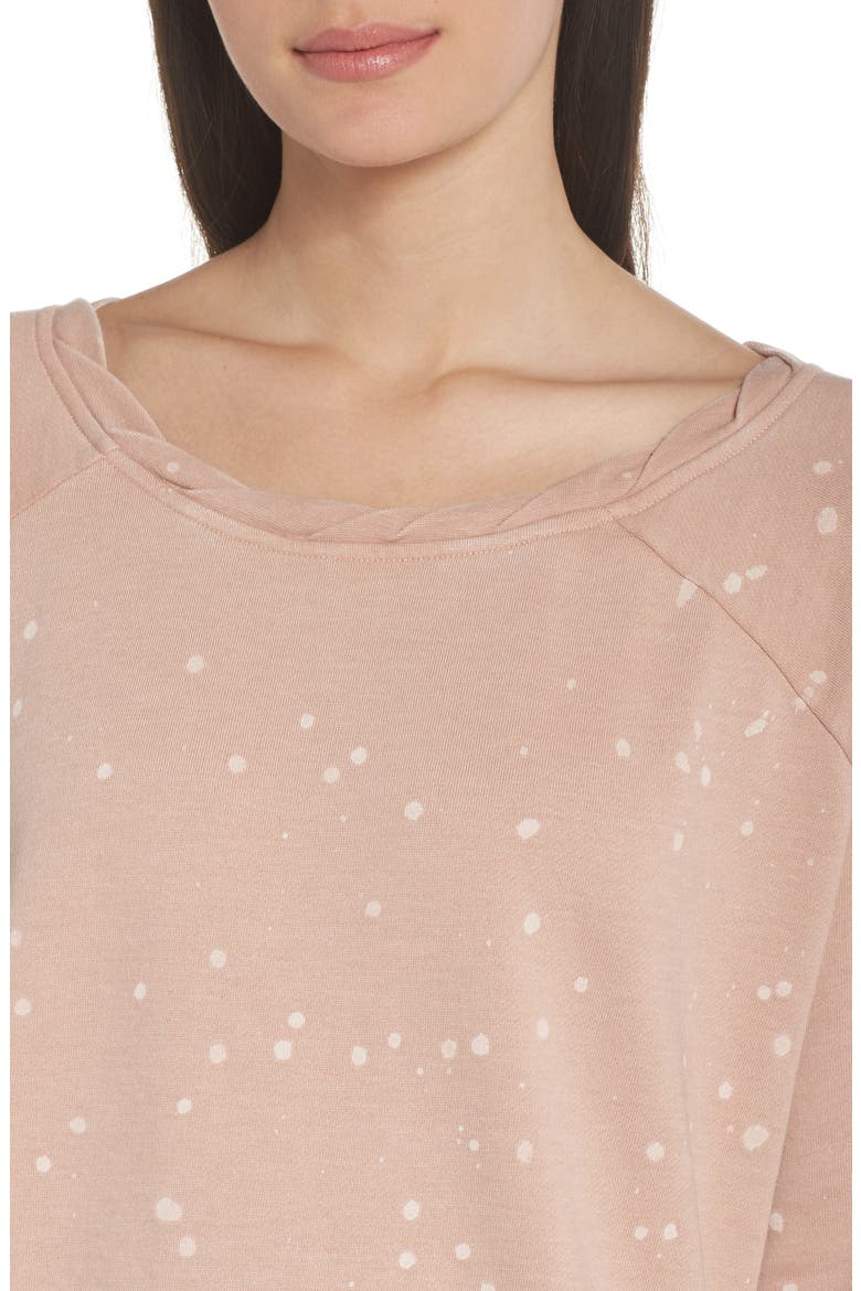 Cozy Lounge Sweatshirt, Alternate, color, SHROOM SPECKLE