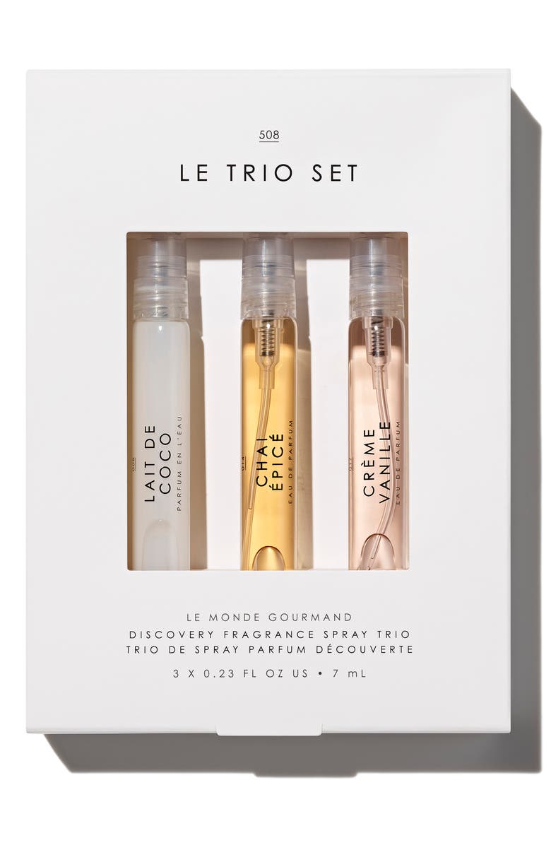 LE MONDE GOURMAND Discovery Fragrance Spray Trio, Alternate, color,