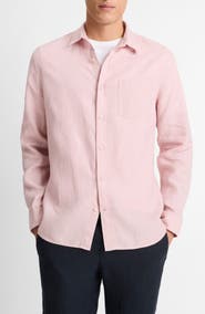 Vince Linen Button-Up Shirt