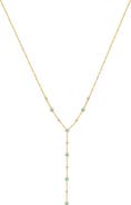 EFFY Turquoise & Diamond Station Y-Necklace